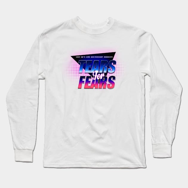 Lost 80's Live Anniversary Concert 2023 - Tears For Fears Long Sleeve T-Shirt by Zac Brown